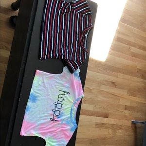 Two cute crop tops